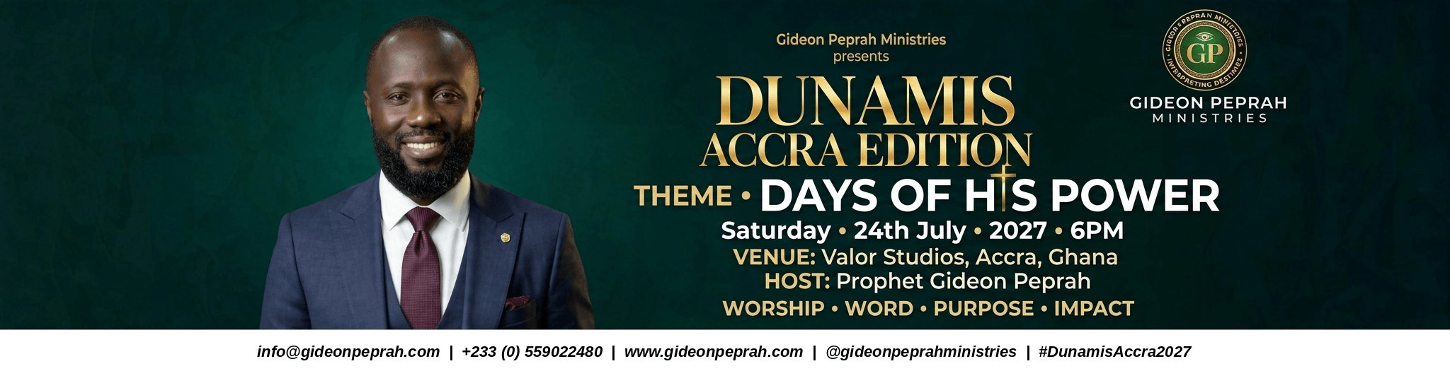 dunamis accra july 2027